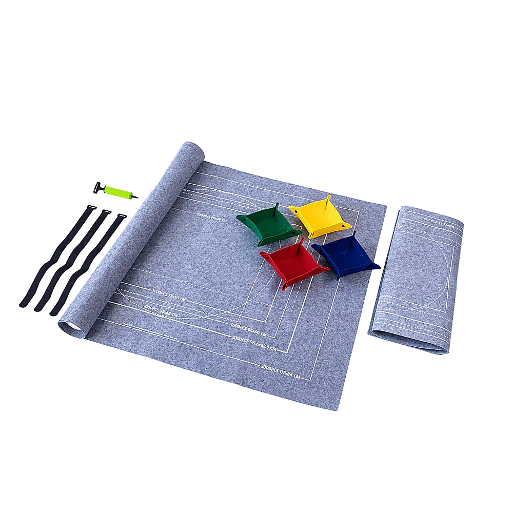 Puzzles Rollers 2 Sets Table Jigsaw Puzzles Felt Mat Board Inflator Puzzle Blanket - Mekamart Australia