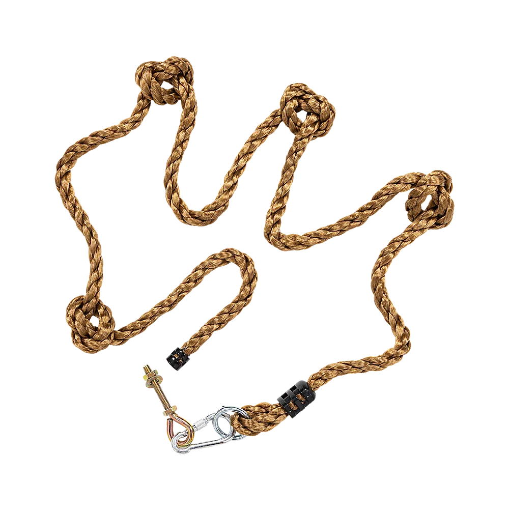 Jungle Gym Rock Climbing Holds Kids Wall Mounting Hardware Knotted Rope 25 Handles Playground - Mekamart Australia