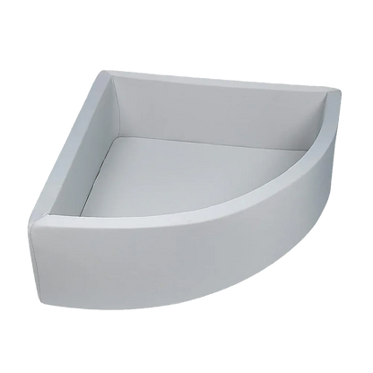 Corner Ball Pit Playpen Enclosure – Safe Grey Play Area for Babies and Toddlers, Indoor or Outdoor - Mekamart Australia