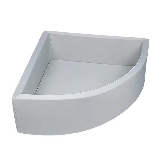 Corner Ball Pit Playpen Enclosure – Safe Grey Play Area for Babies and Toddlers, Indoor or Outdoor - Mekamart Australia