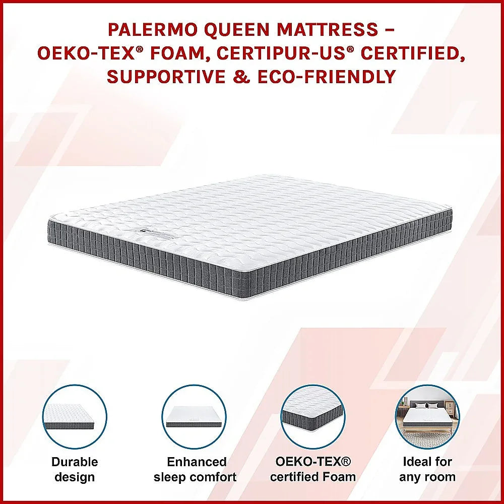 Double Memory Foam Mattress – OEKO-TEX® Textile & CertiPUR-US® Certified Foam - Mekamart Australia