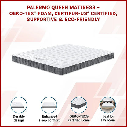 Double Memory Foam Mattress – OEKO-TEX® Textile & CertiPUR-US® Certified Foam - Mekamart Australia