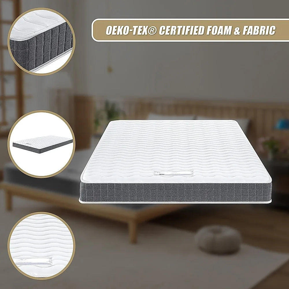 Double Memory Foam Mattress – OEKO-TEX® Textile & CertiPUR-US® Certified Foam - Mekamart Australia