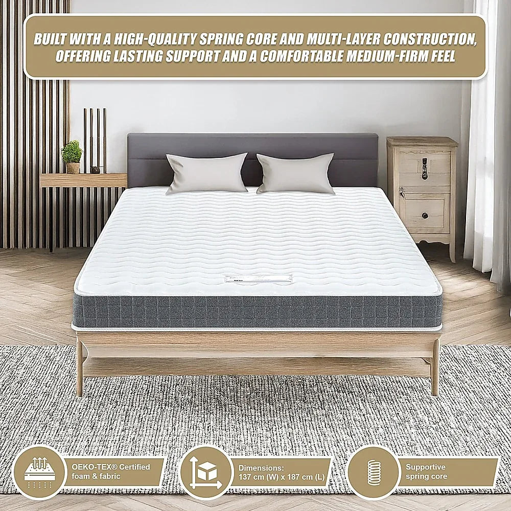 Double Memory Foam Mattress – OEKO-TEX® Textile & CertiPUR-US® Certified Foam - Mekamart Australia