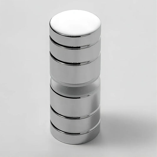 Brass Shower Door Round Knob Handle in Chrome - Mekamart Australia