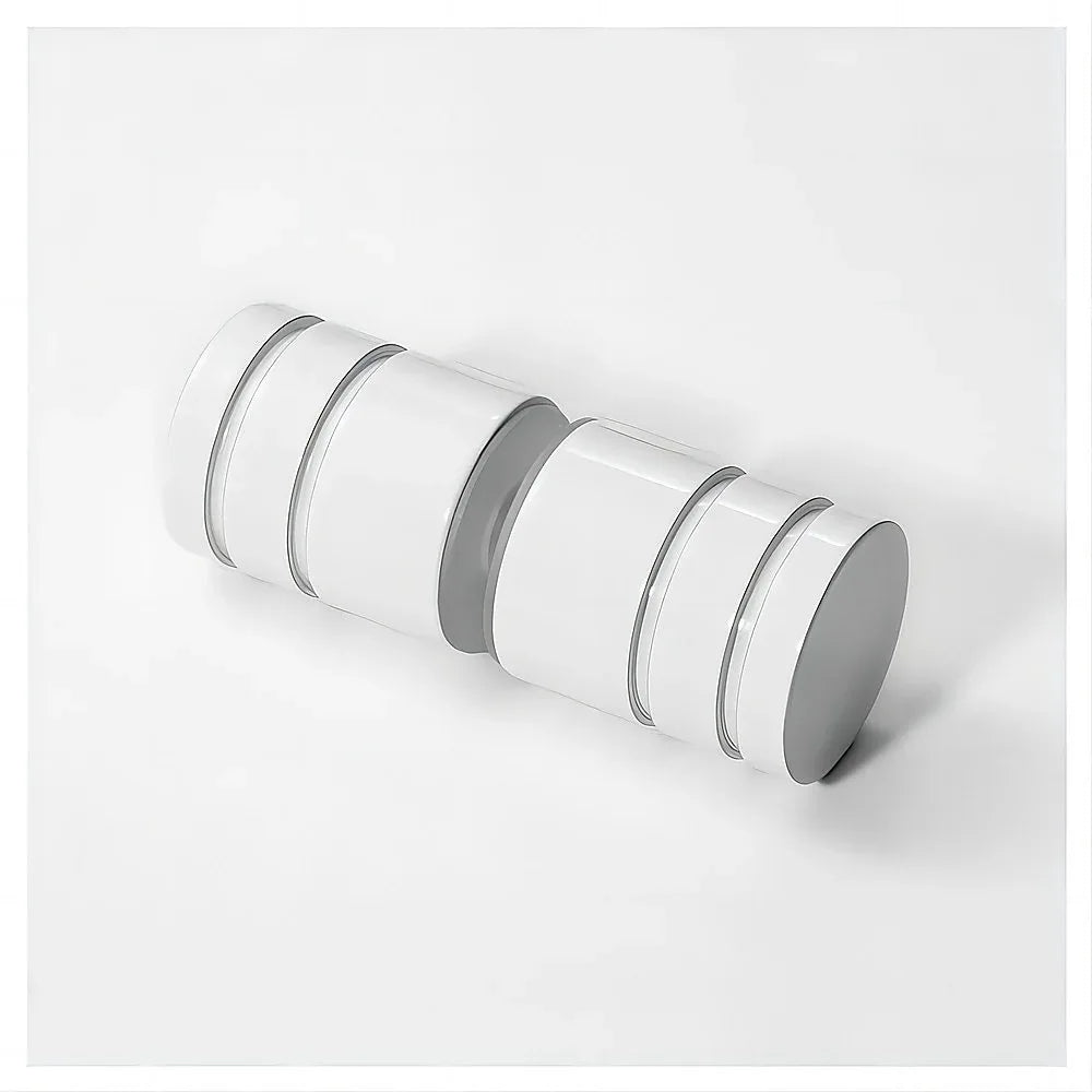 Brass Shower Door Round Knob Handle in White - Mekamart Australia