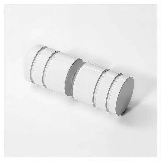 Brass Shower Door Round Knob Handle in White - Mekamart Australia