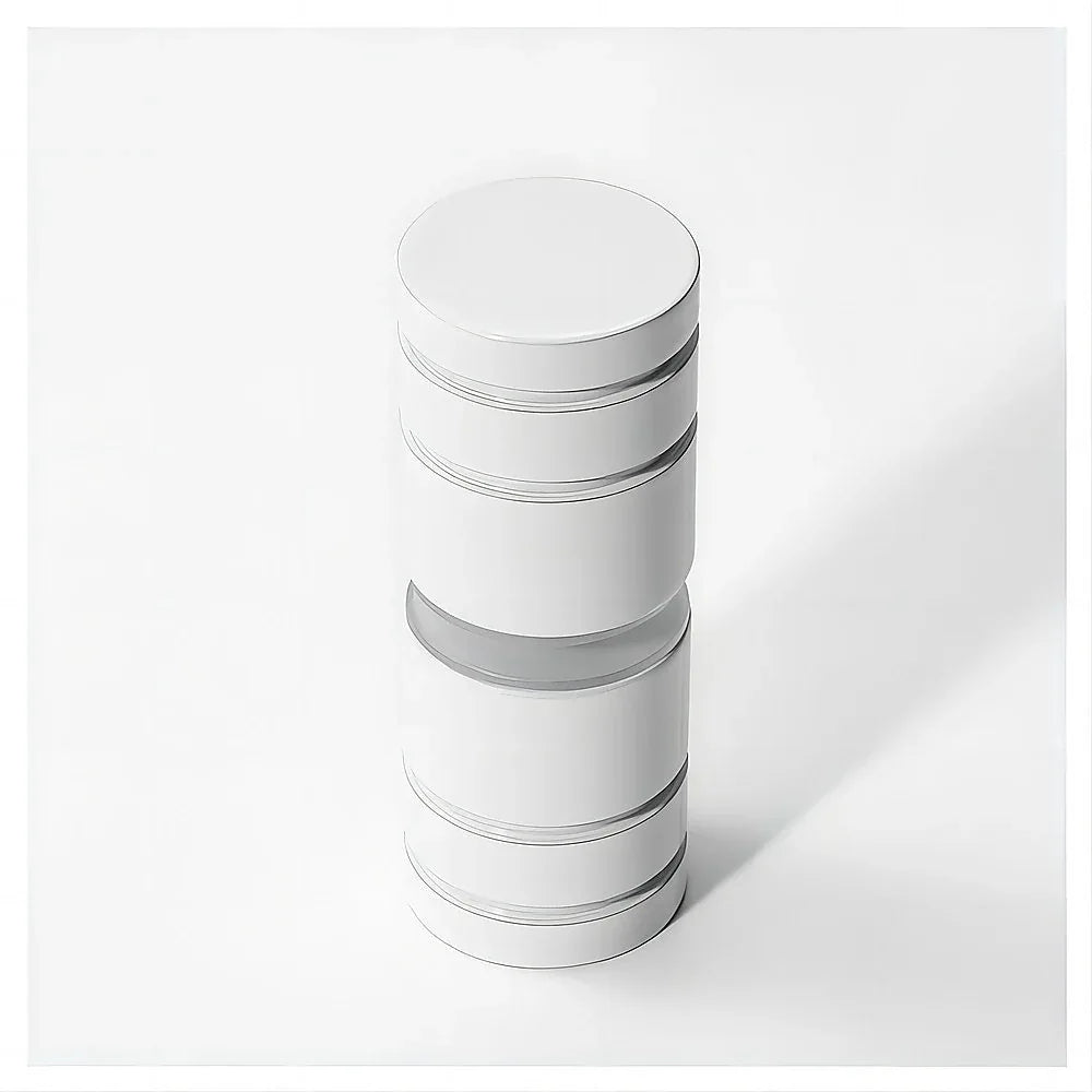 Brass Shower Door Round Knob Handle in White - Mekamart Australia