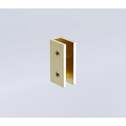 Glass-to-wall/floor Shower Screen U-bracket in Gold - Mekamart Australia