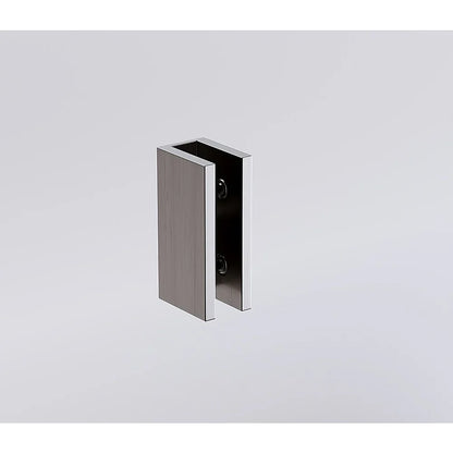 Glass-to-wall/floor Shower Screen U-bracket in Gunmetal - Mekamart Australia
