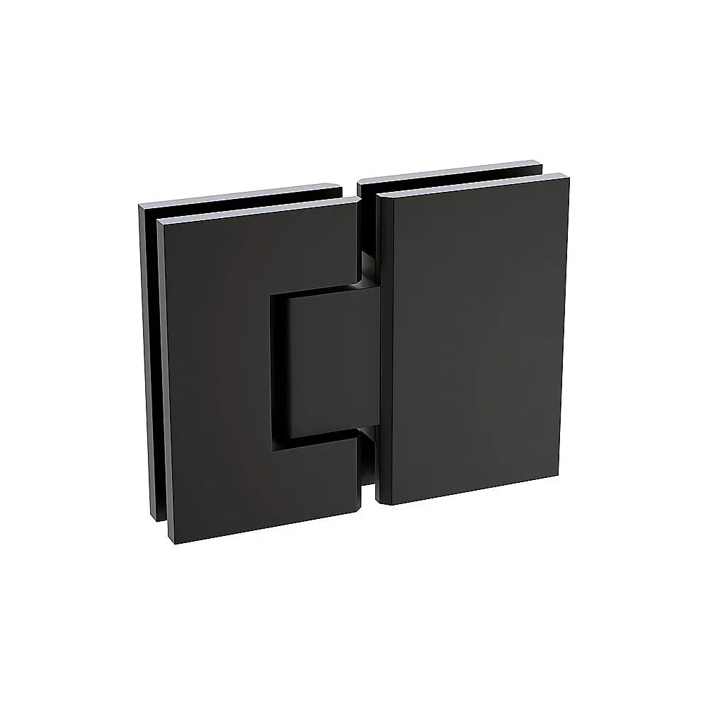 180 Degree Stainless steel Glass to Glass Shower Door Hinge in Black - Mekamart Australia