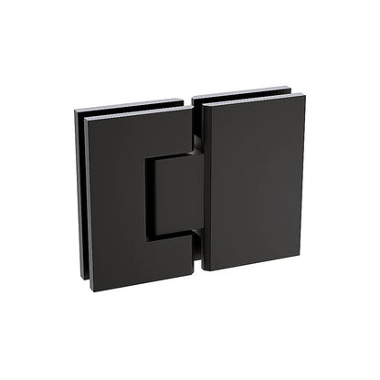 180 Degree Stainless steel Glass to Glass Shower Door Hinge in Black - Mekamart Australia