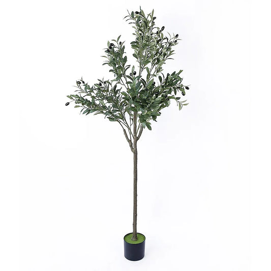 150cm Artificial Olive Tree – Tall Realistic Faux Green Indoor Plant for Home & Office - Mekamart Australia