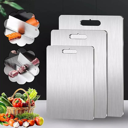 3 x 304SS Cutting Chopping Board Stainless Steel - Mekamart Australia
