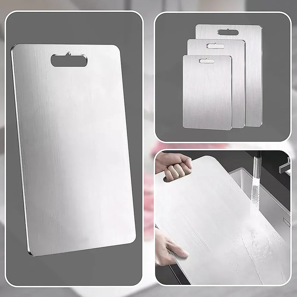3 x 304SS Cutting Chopping Board Stainless Steel - Mekamart Australia