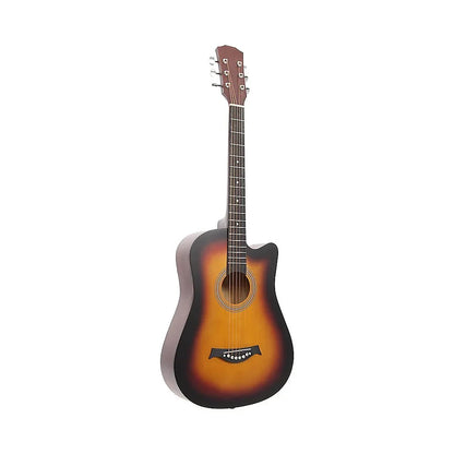 38" Full Size Acoustic Guitar – Beginner Wooden Guitar for Adults & Teens - Mekamart Australia