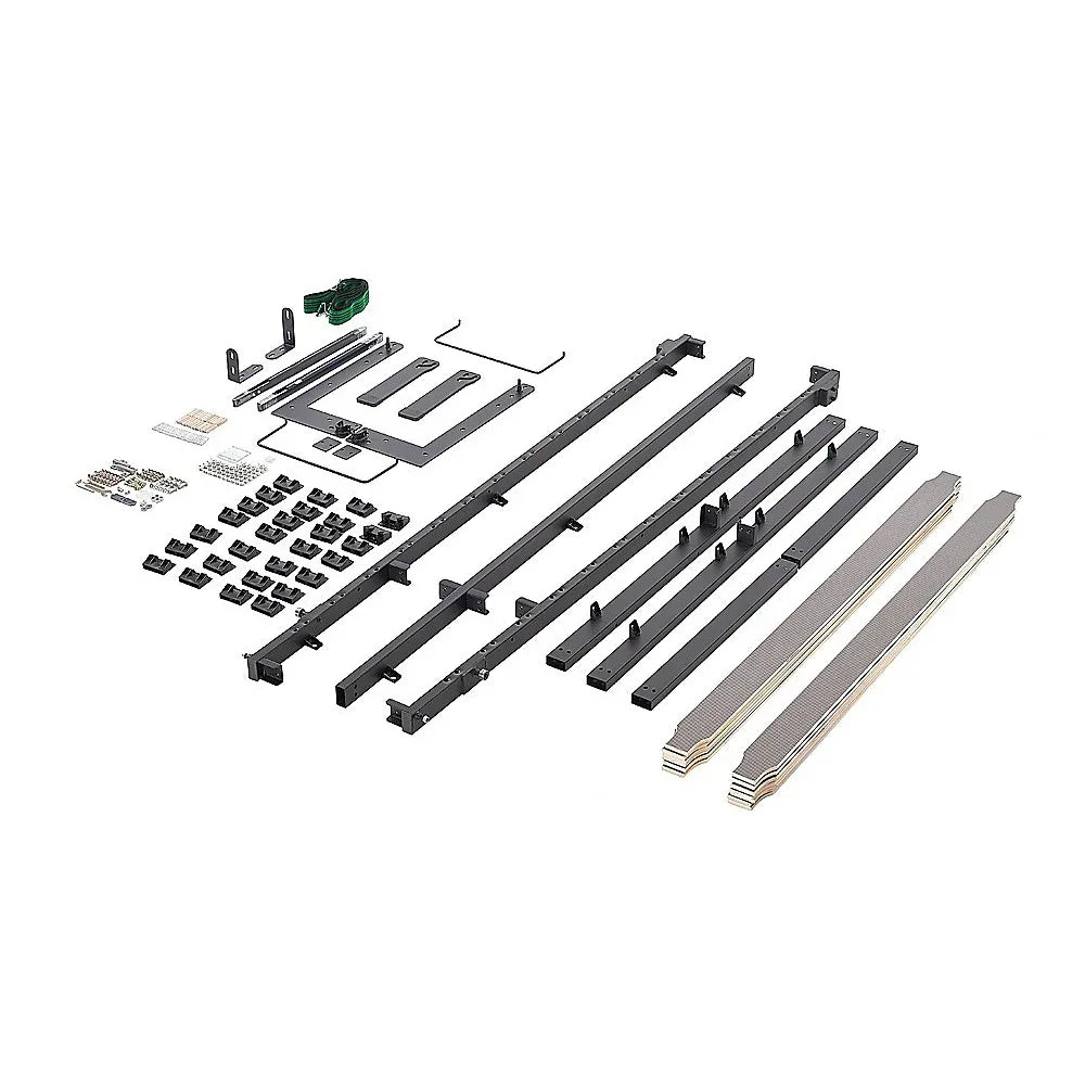 Double DIY Wall Bed Hardware Kit with Gold handle – Frame & Mechanism for Custom Build - Mekamart Australia