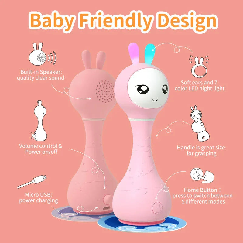 Alilo Smarty Rattle R1 Pink - Mekamart Australia
