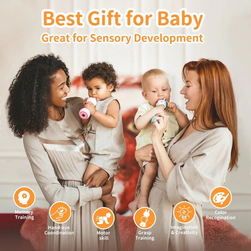 Alilo Smarty Rattle R1 Yellow - Mekamart Australia