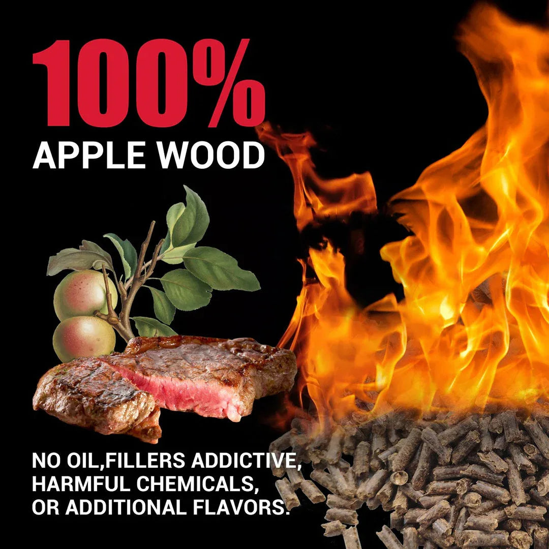 Asmoke 9.5kg X 2 (19 KG) of 100% Pure Applewood Pellets - Mekamart Australia