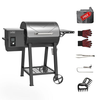 Asmoke AS500N-2 WOOD PELLET GRILL SILVER - Mekamart Australia
