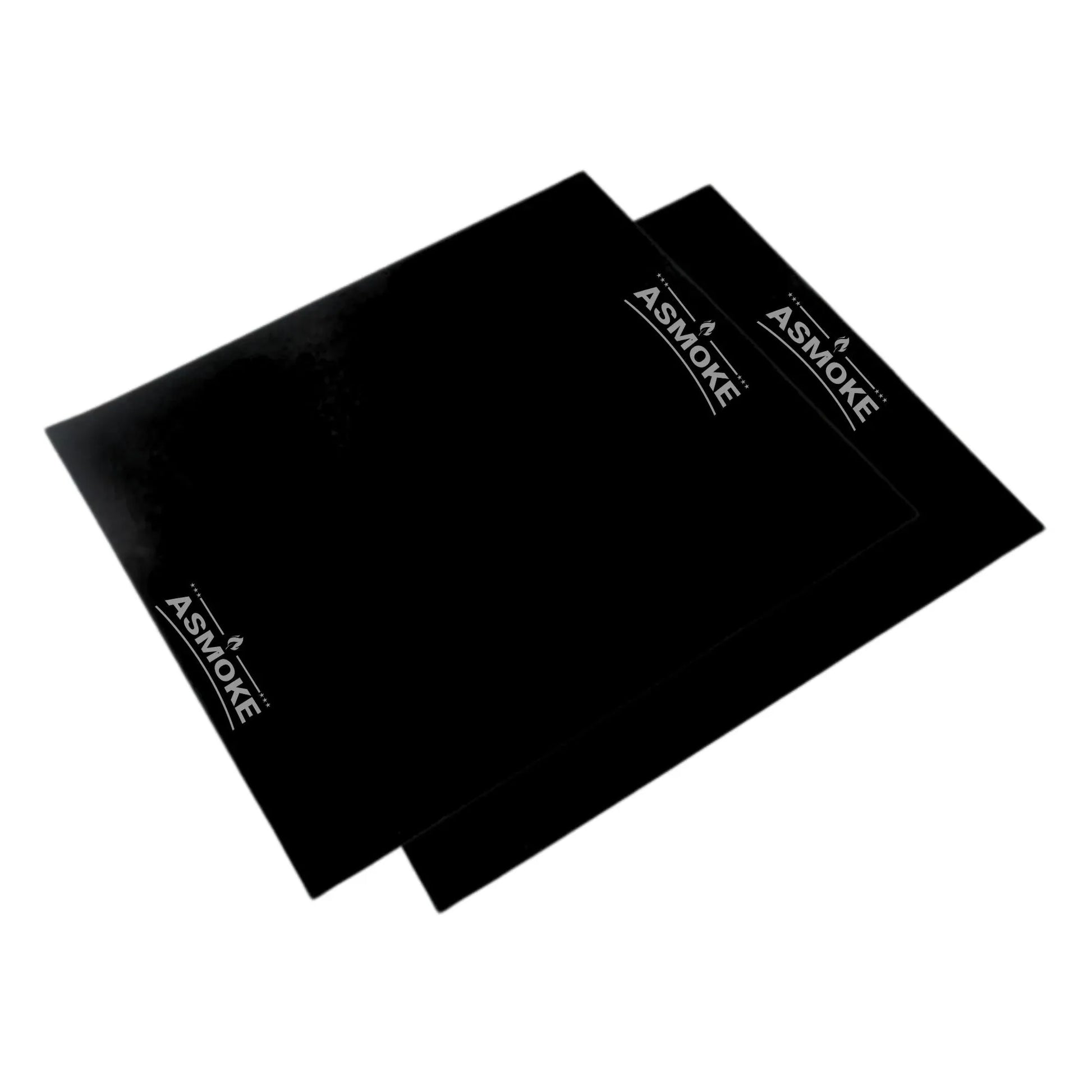 ASMOKE Premium Copper & Black BBQ Grill Mats (2-Pack) - Non-Stick PTFE Coating, Cooking Mats| Reusable and Easy to Clean - Mekamart Australia