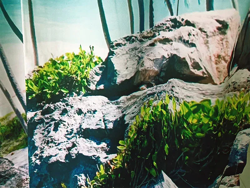 Sea View 3D Printing Blockout Curtains 2x128x160cm PINCH PLEAT Fabric Seascape - Mekamart Australia