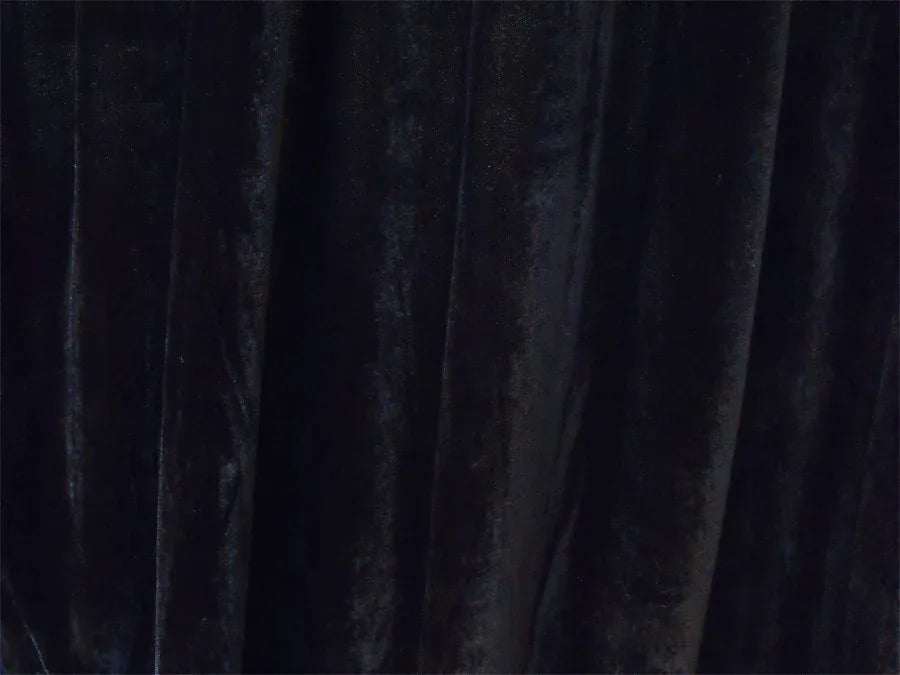 Long Large Velvet Curtains Black PINCH PLEAT 590x270cm + 30 Hooks Polyeste New - Mekamart Australia