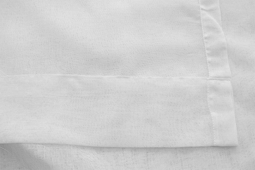 2 Sheer Voile Curtains 530cm wide 230cm long + 30 Hooks New - Mekamart Australia