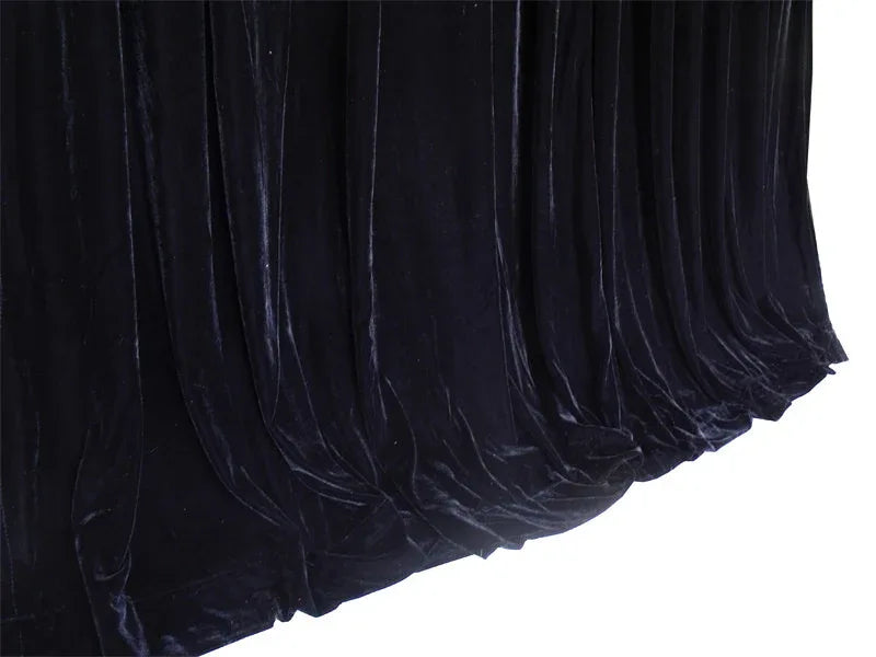 Long Large Thick Black Velvet Curtains 580x270cm+full liner,Blockout,Pinch Pleat - Mekamart Australia