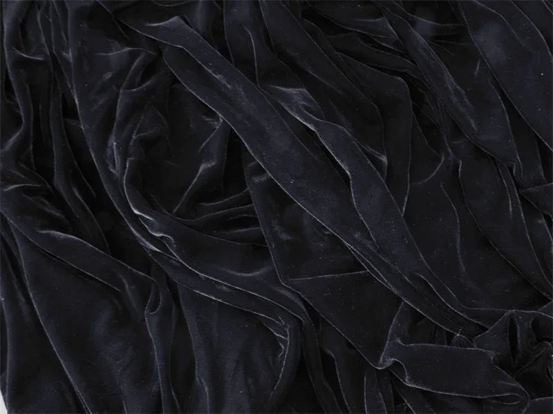 Long Large Thick Black Velvet Curtains 580x270cm+full liner,Blockout,Pinch Pleat - Mekamart Australia