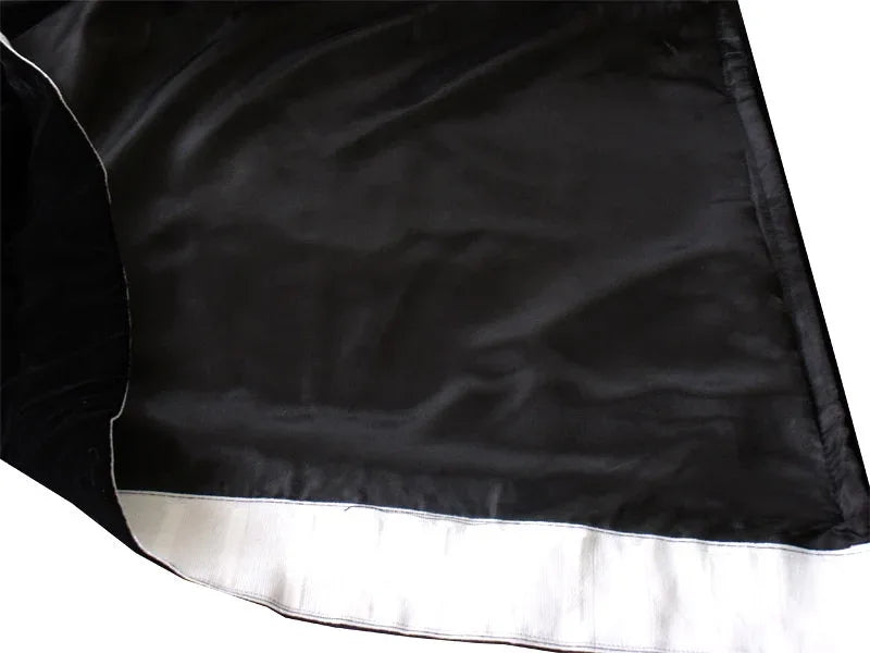 Long Large Thick Black Velvet Curtains 580x270cm+full liner,Blockout,Pinch Pleat - Mekamart Australia