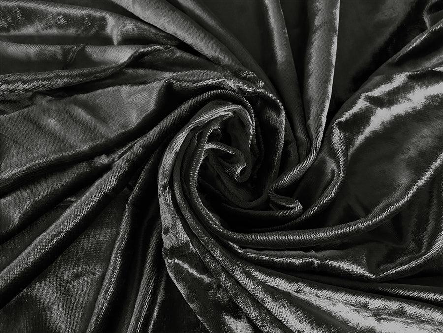 Large Thick Velvet Curtains Warp Knitted Velvet 540x270cm+Hooks Pinch Pleat Grey - Mekamart Australia
