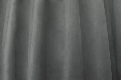 Large Thick Velvet Blockout Curtains 550x 230cm PINCH PLEAT 2 panel+Hooks Grey - Mekamart Australia