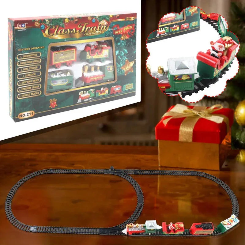 Realistic Christmas Electric Train Set - Mekamart Australia