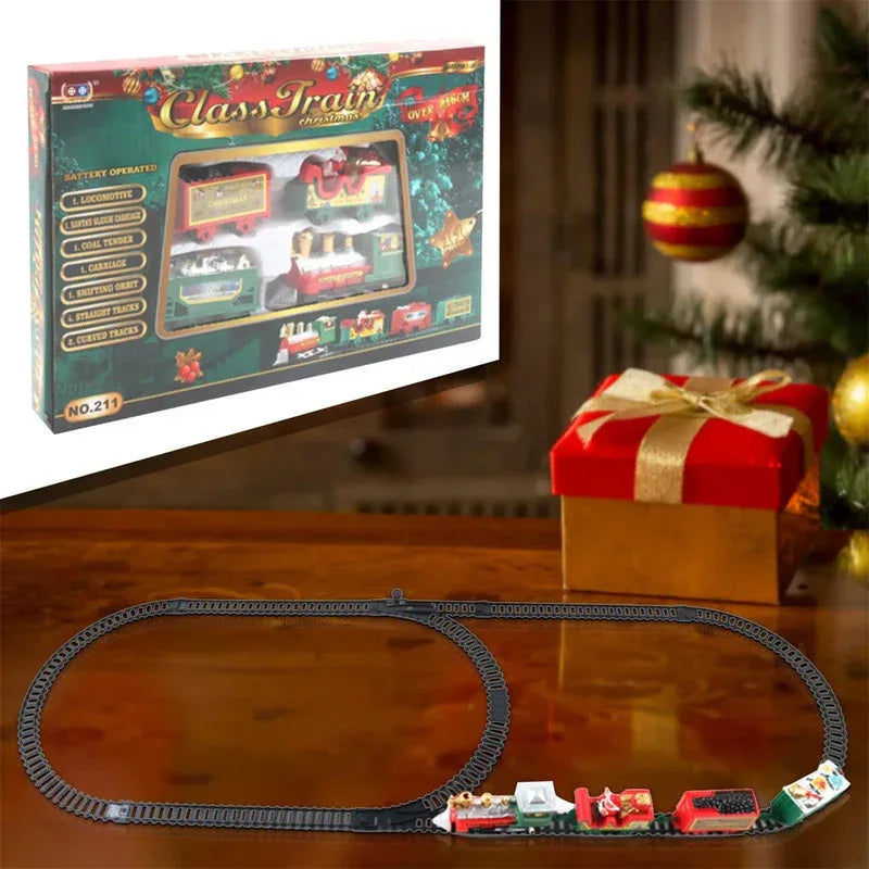 Realistic Christmas Electric Train Set - Mekamart Australia