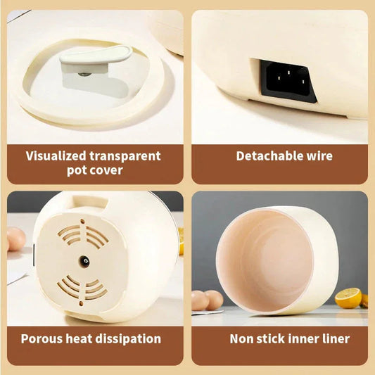 NNEOBA 1.8L Multifunctional Electric Mini Rice Cooker - Mekamart Australia