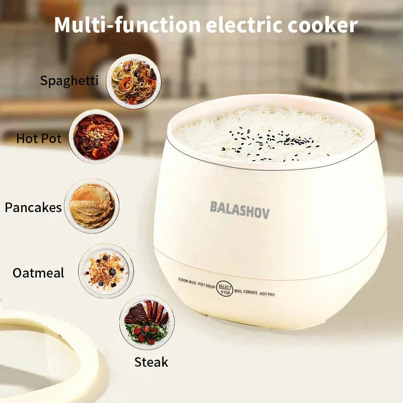 NNEOBA 1.8L Multifunctional Electric Mini Rice Cooker - Mekamart Australia