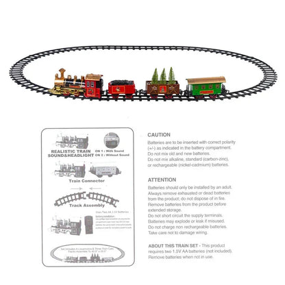 NNEOBA Christmas Village Train Set - Mekamart Australia