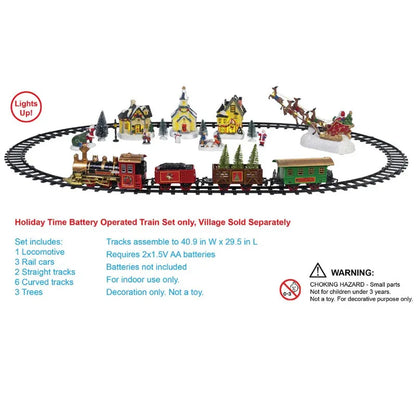 NNEOBA Christmas Village Train Set - Mekamart Australia