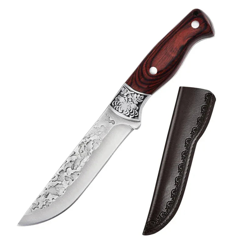 NNEOBA Forged Cleaver Kitchen Chef Knife - With Cover (2pcs) - Mekamart Australia