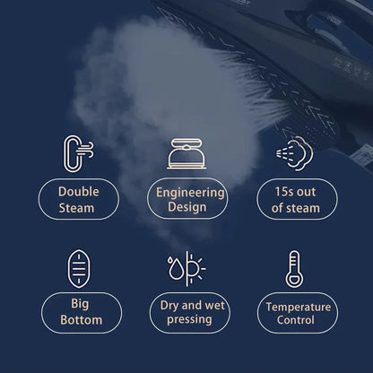 2200W Professional Steam Iron with Ceramic Soleplate - Mekamart Australia
