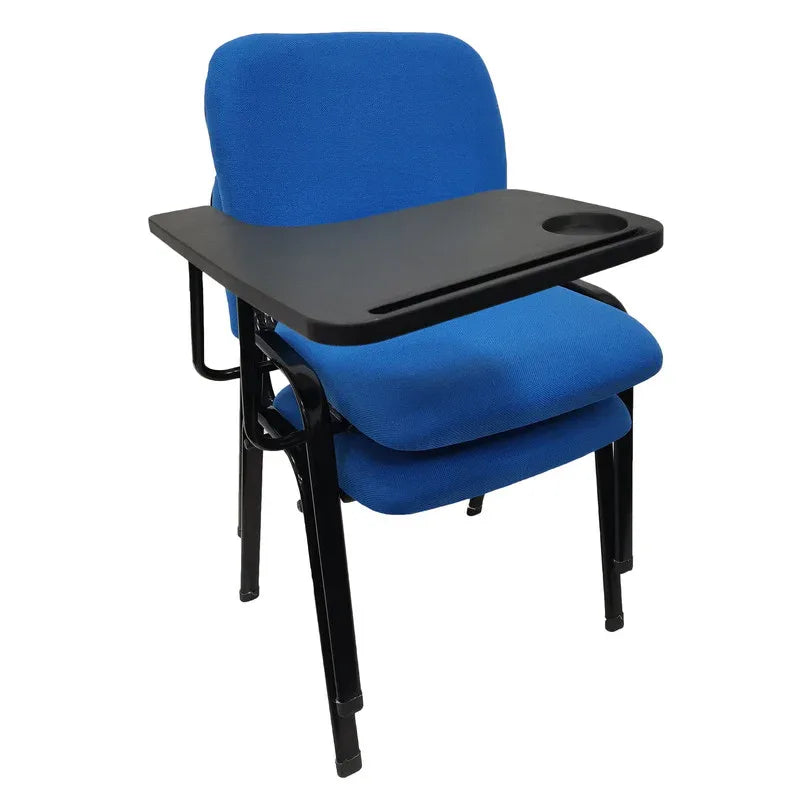 NNECN Lecture Chair with Table Top for Classroom Lecture Training Conference (Set of 6-Blue) - Mekamart Australia