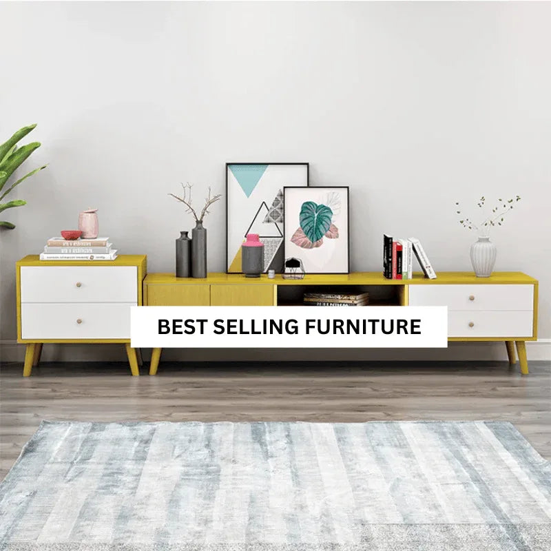 NNECN Modern TV Stand Side table & Coffee Table package for Living Room - Mekamart Australia