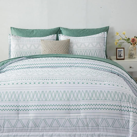 Boho Vibes Bedding Set – 3‑Piece Comforter & Pillow Covers - Mekamart Australia