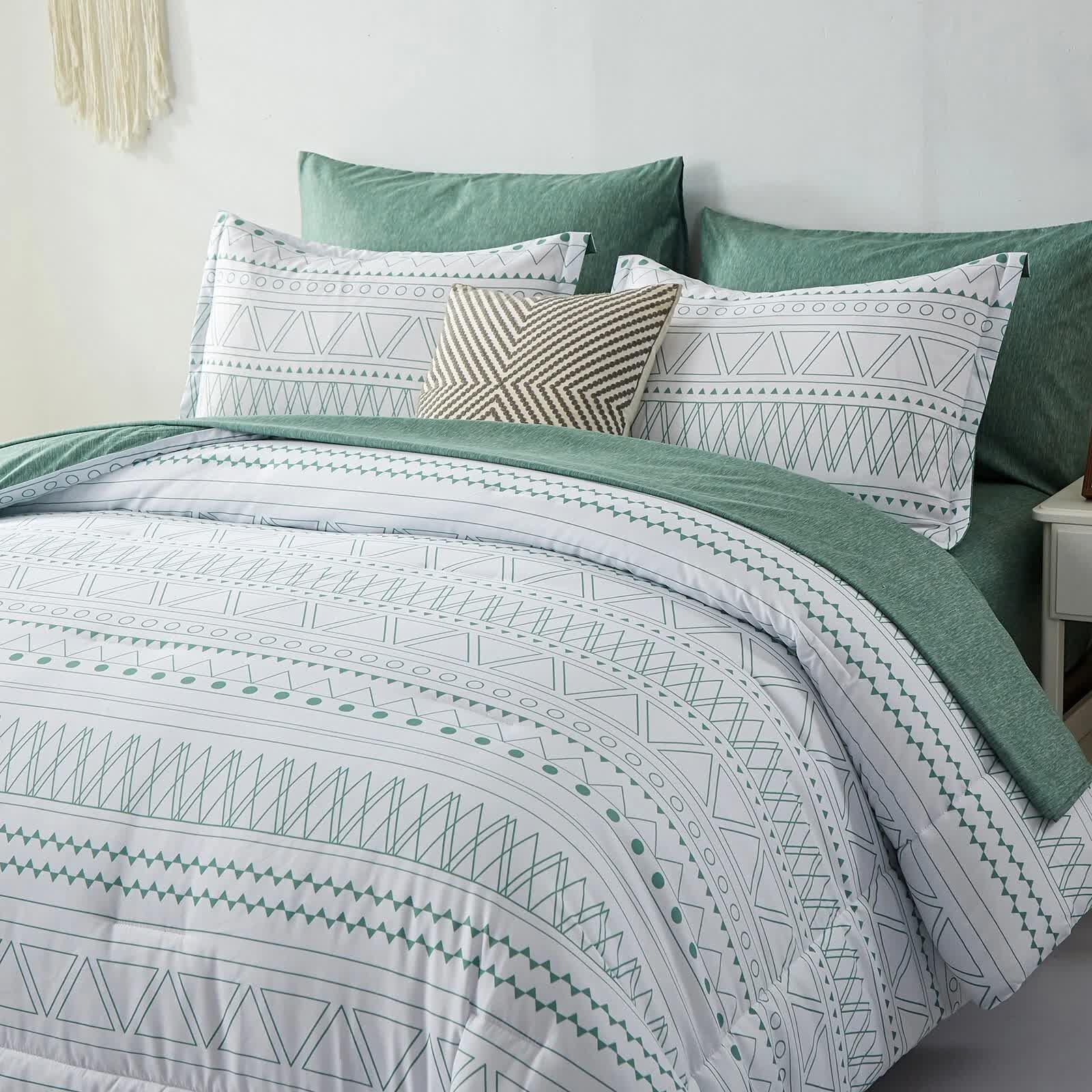 Boho Vibes Bedding Set – 3‑Piece Comforter & Pillow Covers - Mekamart Australia