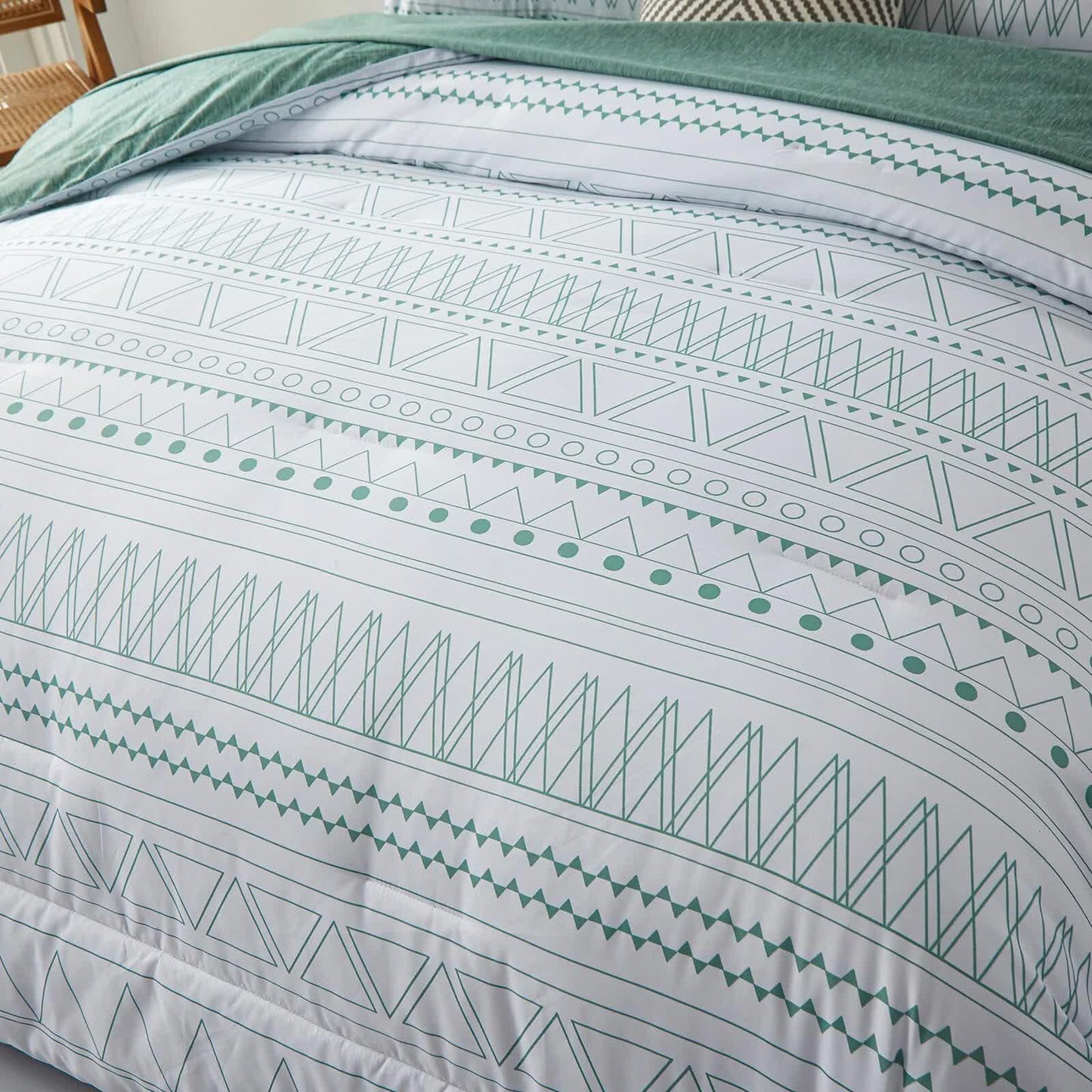 Boho Vibes Bedding Set – 3‑Piece Comforter & Pillow Covers - Mekamart Australia
