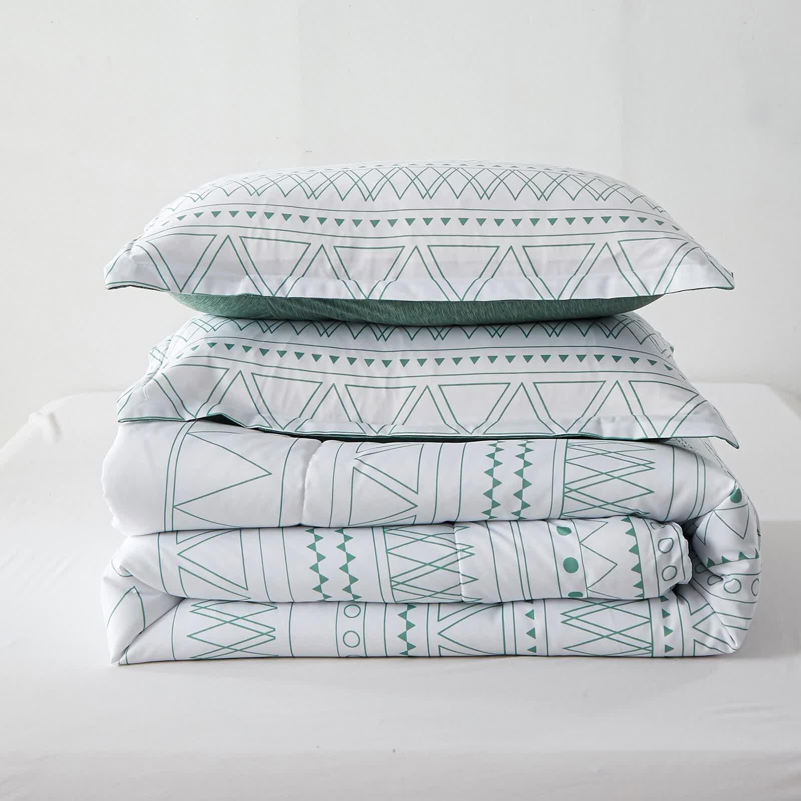 Boho Vibes Bedding Set – 3‑Piece Comforter & Pillow Covers - Mekamart Australia