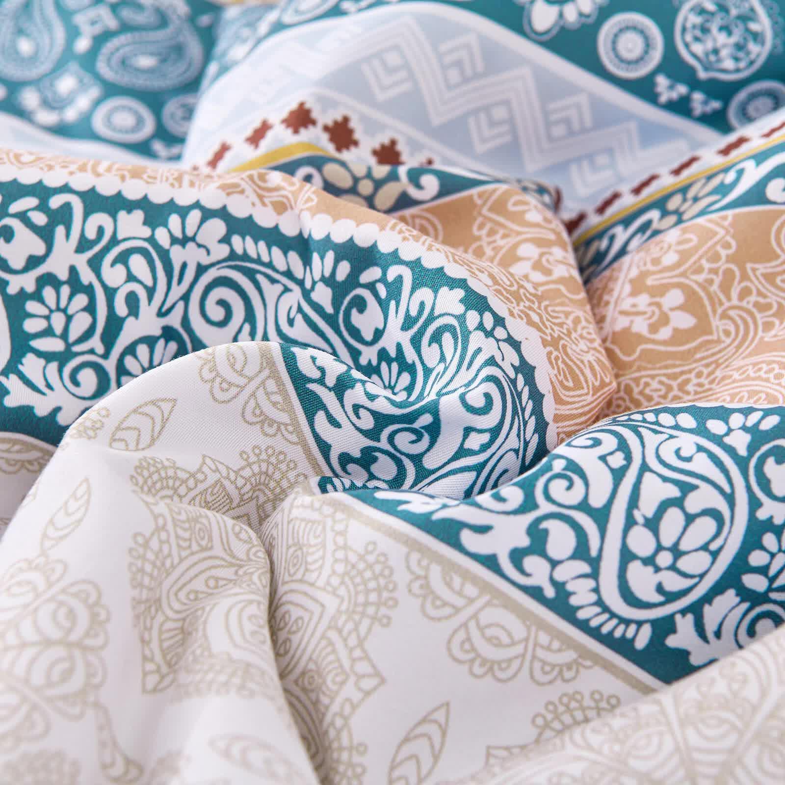 Luxe Loft Boho Quilted Comforter & Shams – Trending 3‑Piece Set - Mekamart Australia