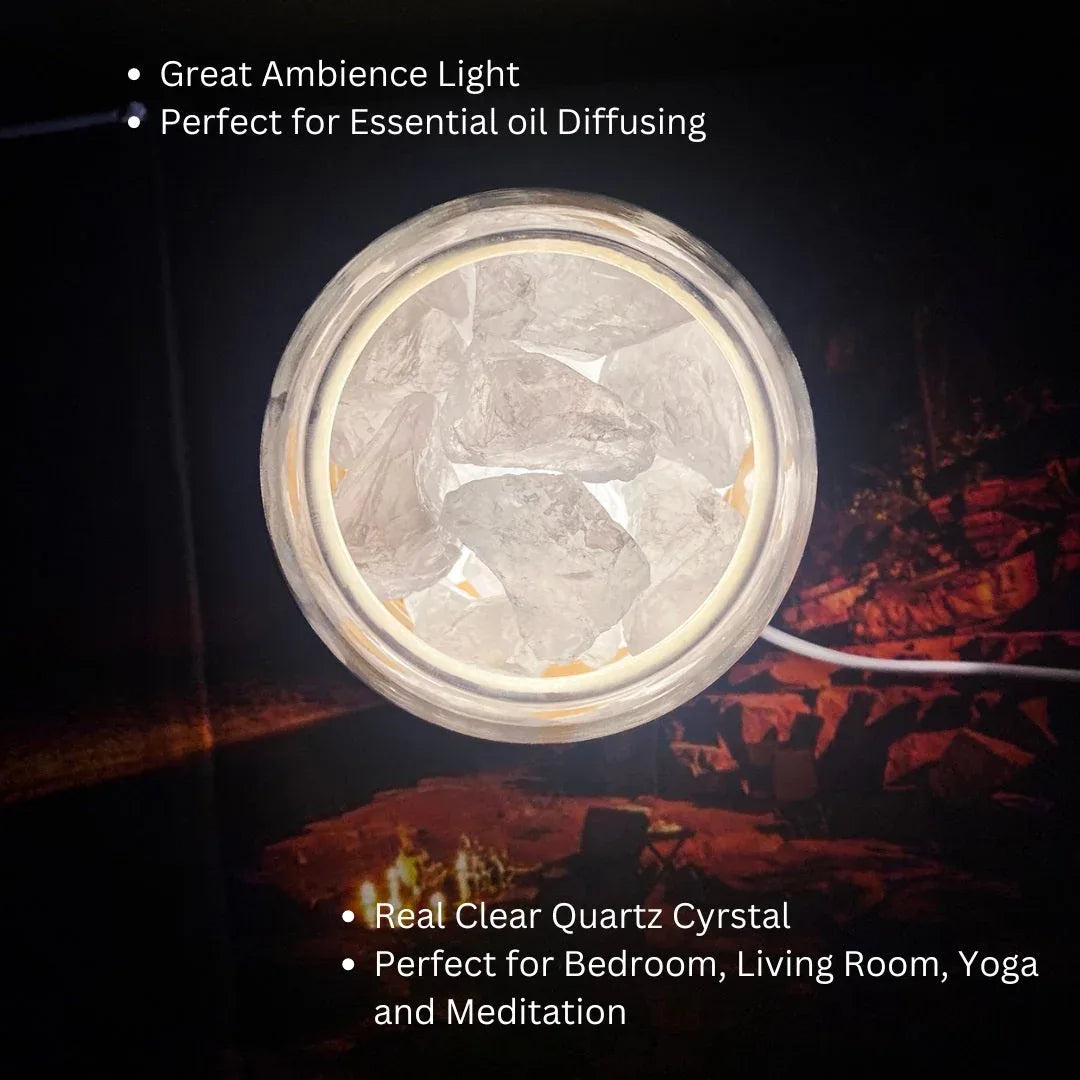Aurora Crystal Diffuser - Clear Quartz - Mekamart Australia